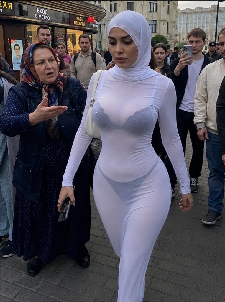 Mature in Patterned Silks — Russian Hijab MILF Gallery