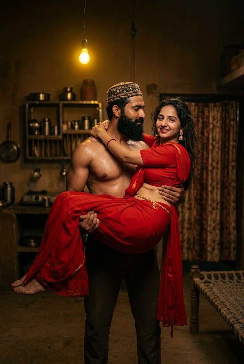 Hoejabi milf sultry bedroom — Hoejabi MILF in Sultry Bedroom Light — M