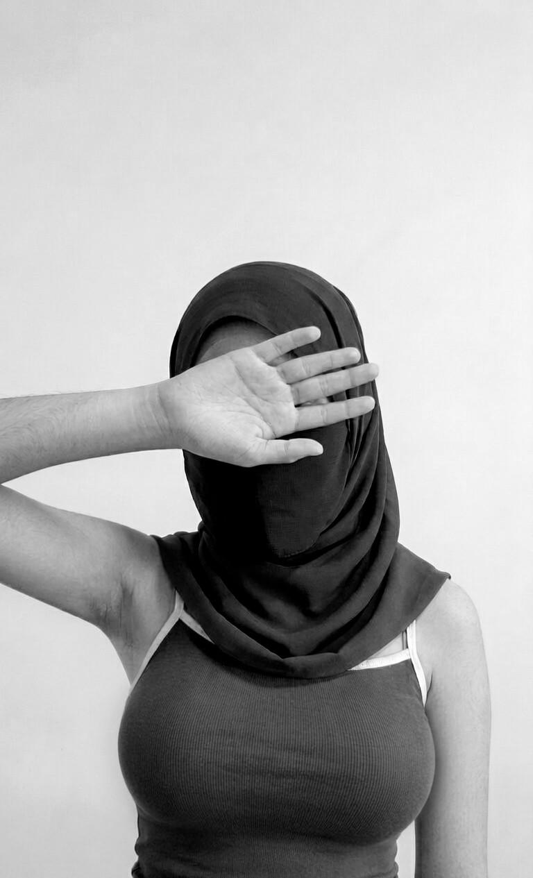 HijabiXXX Boudoir Tease — Desi MILF Portrait
