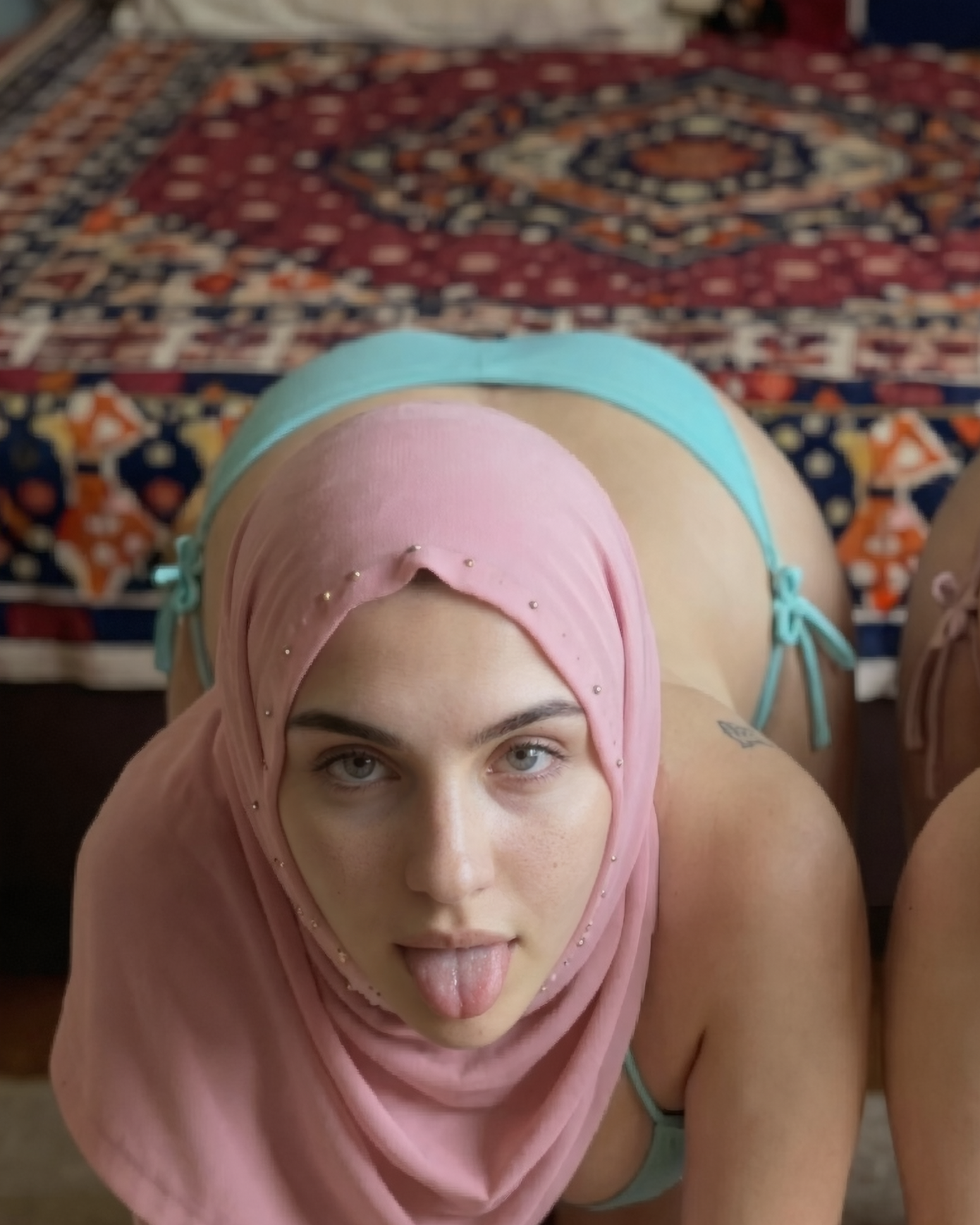 Pakistani MILF Getting Ready for a Deep Mouth Fuck
