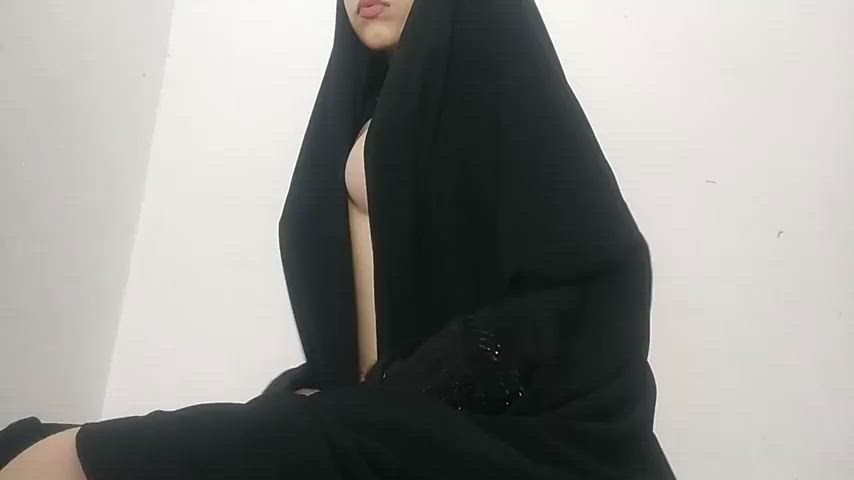 Hijabi Wife Slowly Strips for a Steamy Jumma Night POV